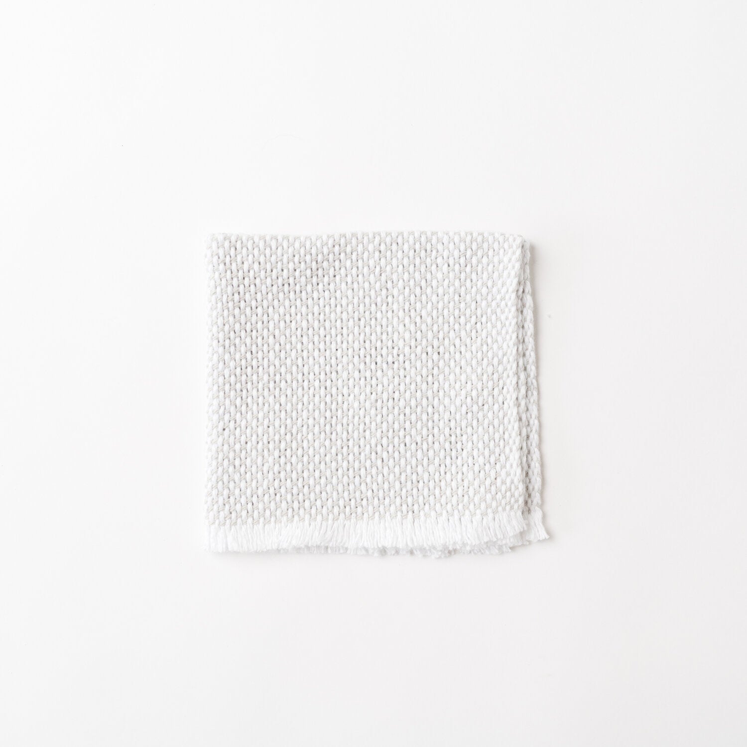 KD Weave Greige + White Wash Cloth, Set of 2