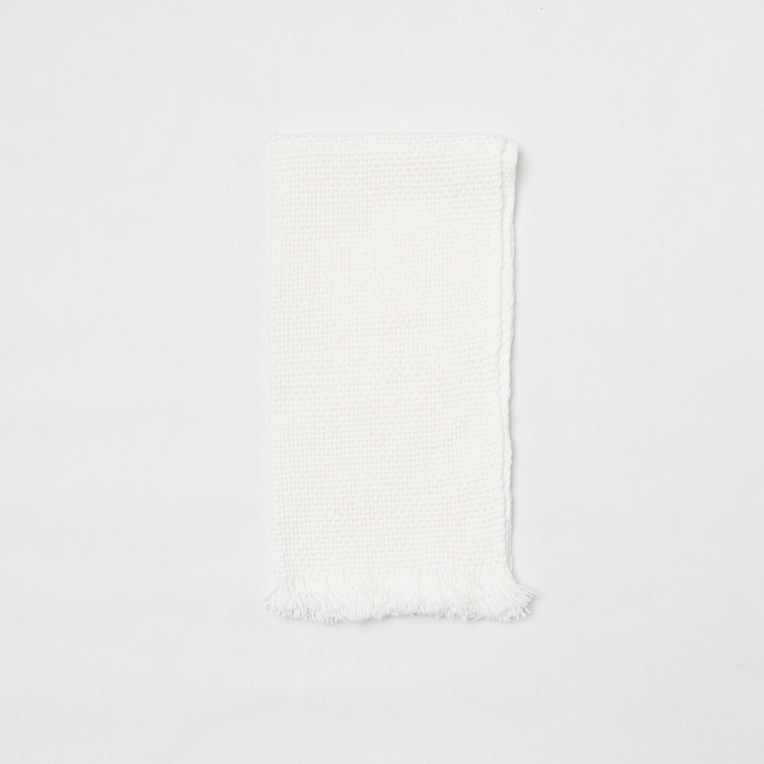 KD Weave White Hand Towel