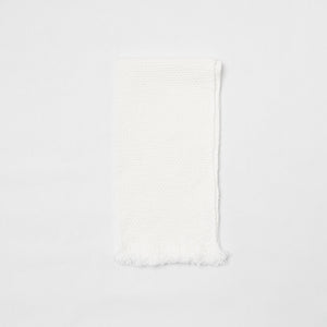 KD Weave White Hand Towel