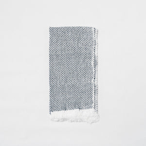 KD Weave Indigo + White Hand Towel