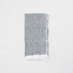 KD Weave Indigo + White Hand Towel, Set of 2