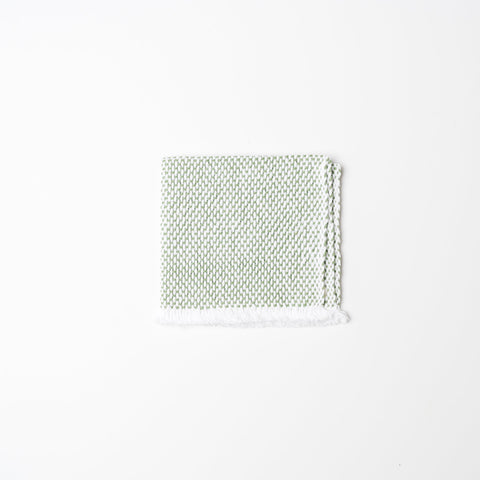 KD Weave Green + White Wash Cloth