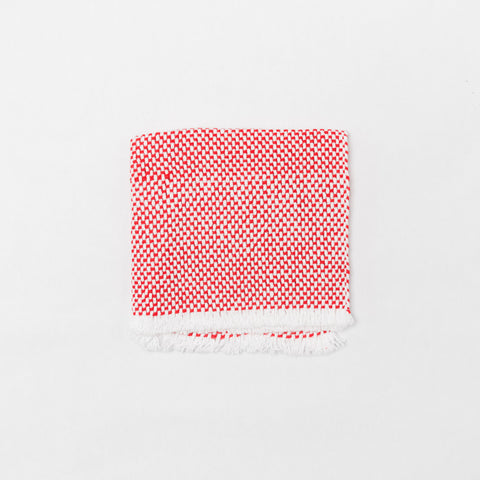 KD Weave Red + White Wash Cloth