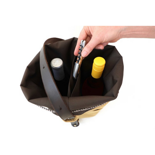 Larkspur 2-Bottle Wine Carrier