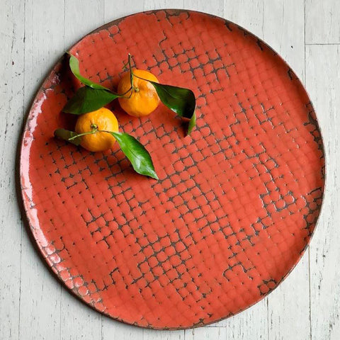 Paprika Extra Large Round Serving Platter