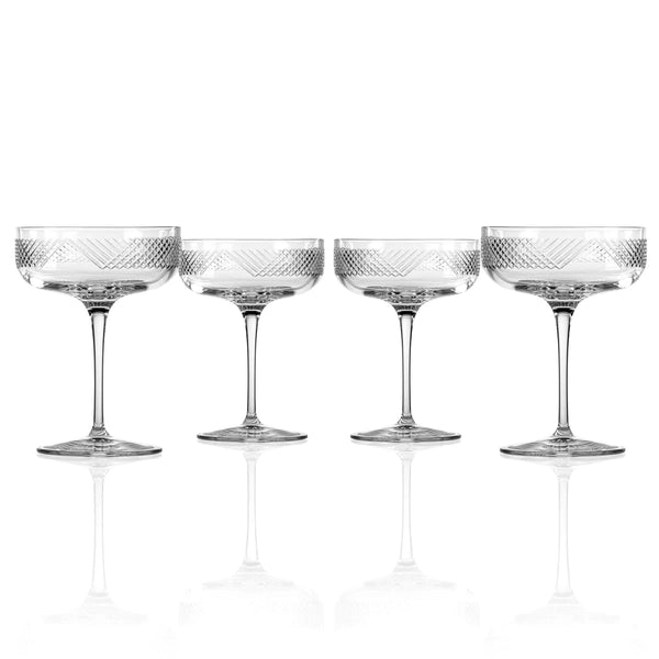Bourbon Street Coupe Glass, Set of 4