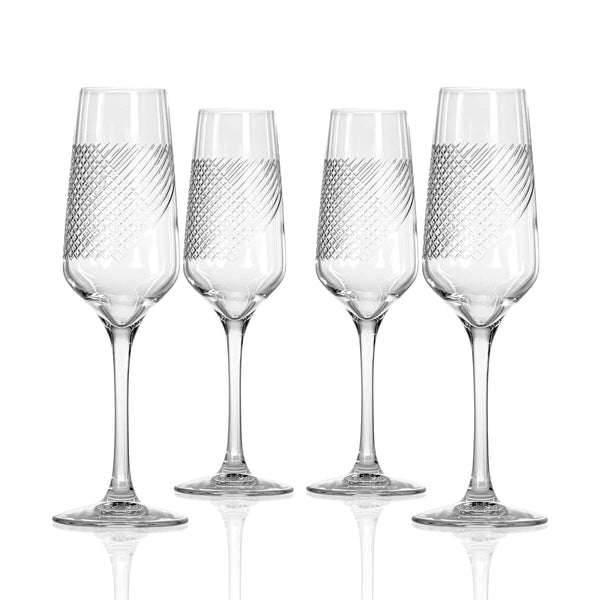 Bourbon Street Champagne Flute, Set of 4