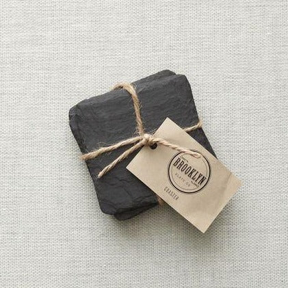 Square Slate Beverage Coaster