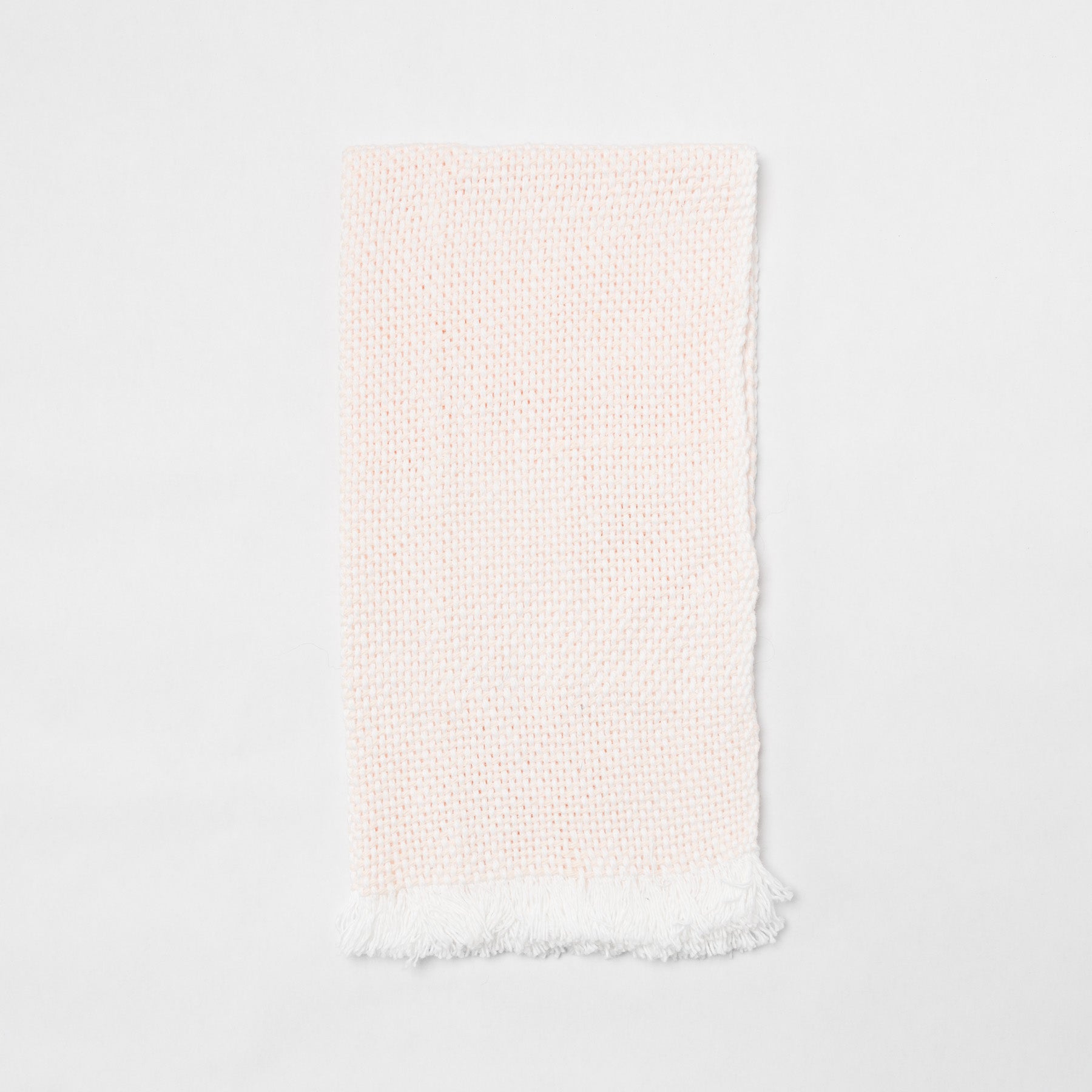 KD Weave Blush + White Hand Towel