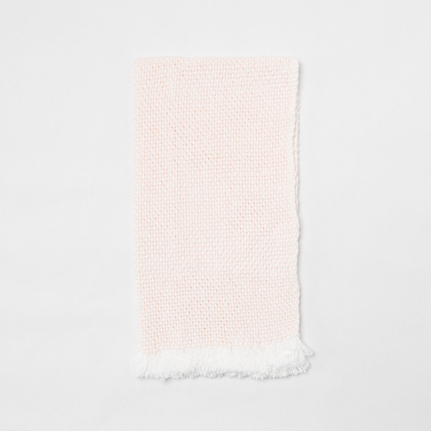 KD Weave Blush + White Hand Towel