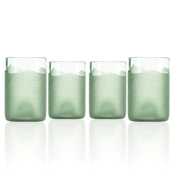 Glacier Glass Tumbler, Set of 4