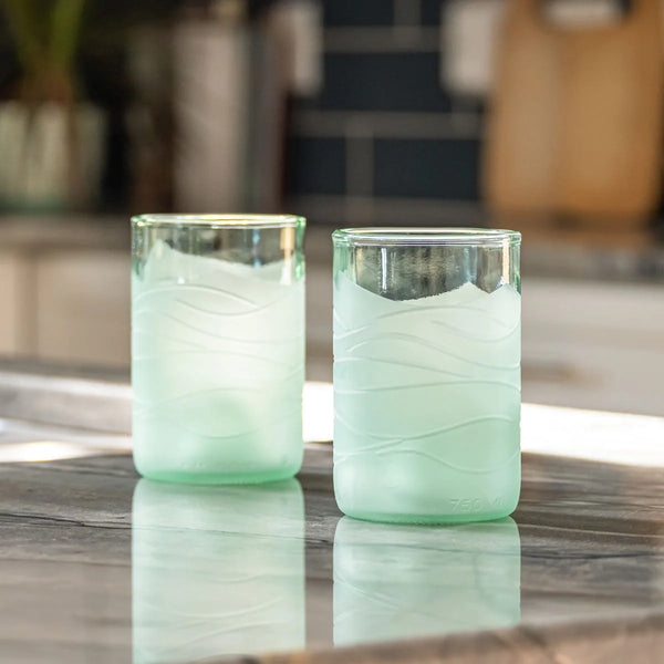 Glacier Glass Tumbler, Set of 4