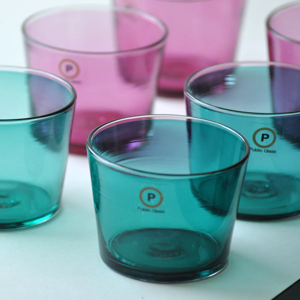 EXCLUSIVE Plum Wine + Teal Stackers, Set of 4