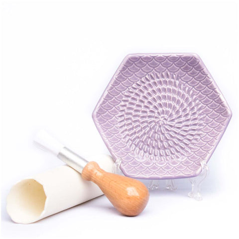 Lavender Ceramic Grate Plate Grater