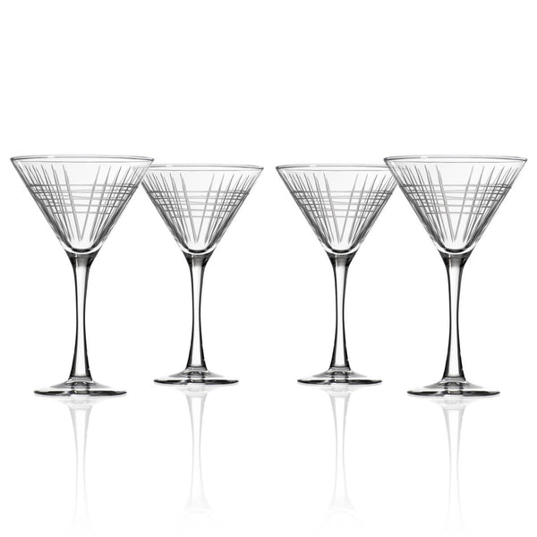 Matchstick Martini Glass, Set of 4
