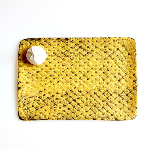 Turmeric Medium Rectangular Serving Tray