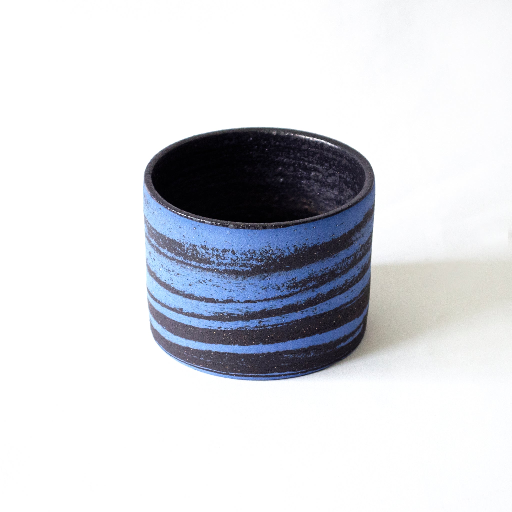 quart plant pot Quarter Size Planter Blue x Black