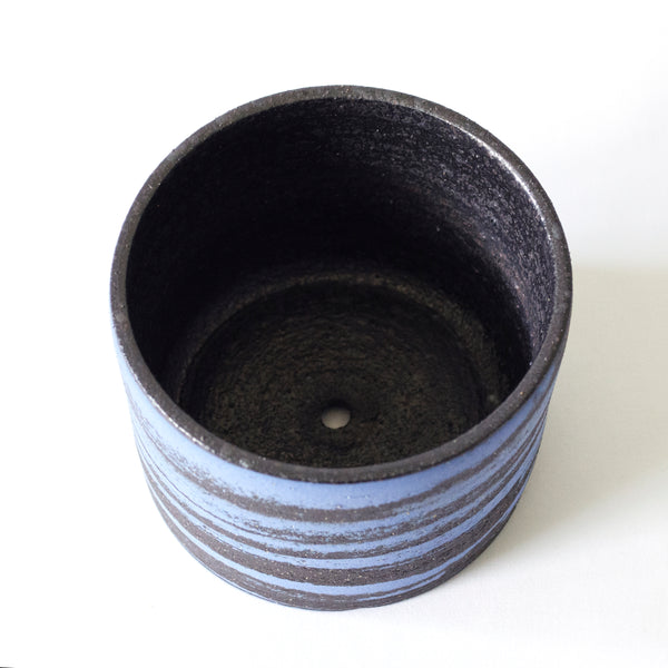 Saori M Blue Quart Plant Pot
