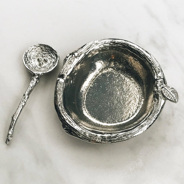 Salt Dish with Nest Spoon