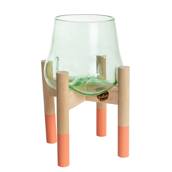 Terrarium and Coral Modern Stand, Large