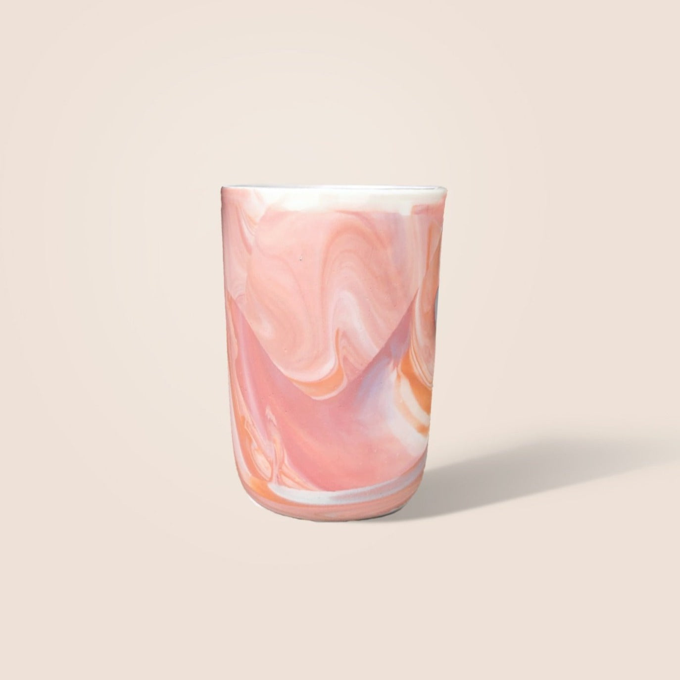 Marbled California Terra Cotta Sunset Tumbler