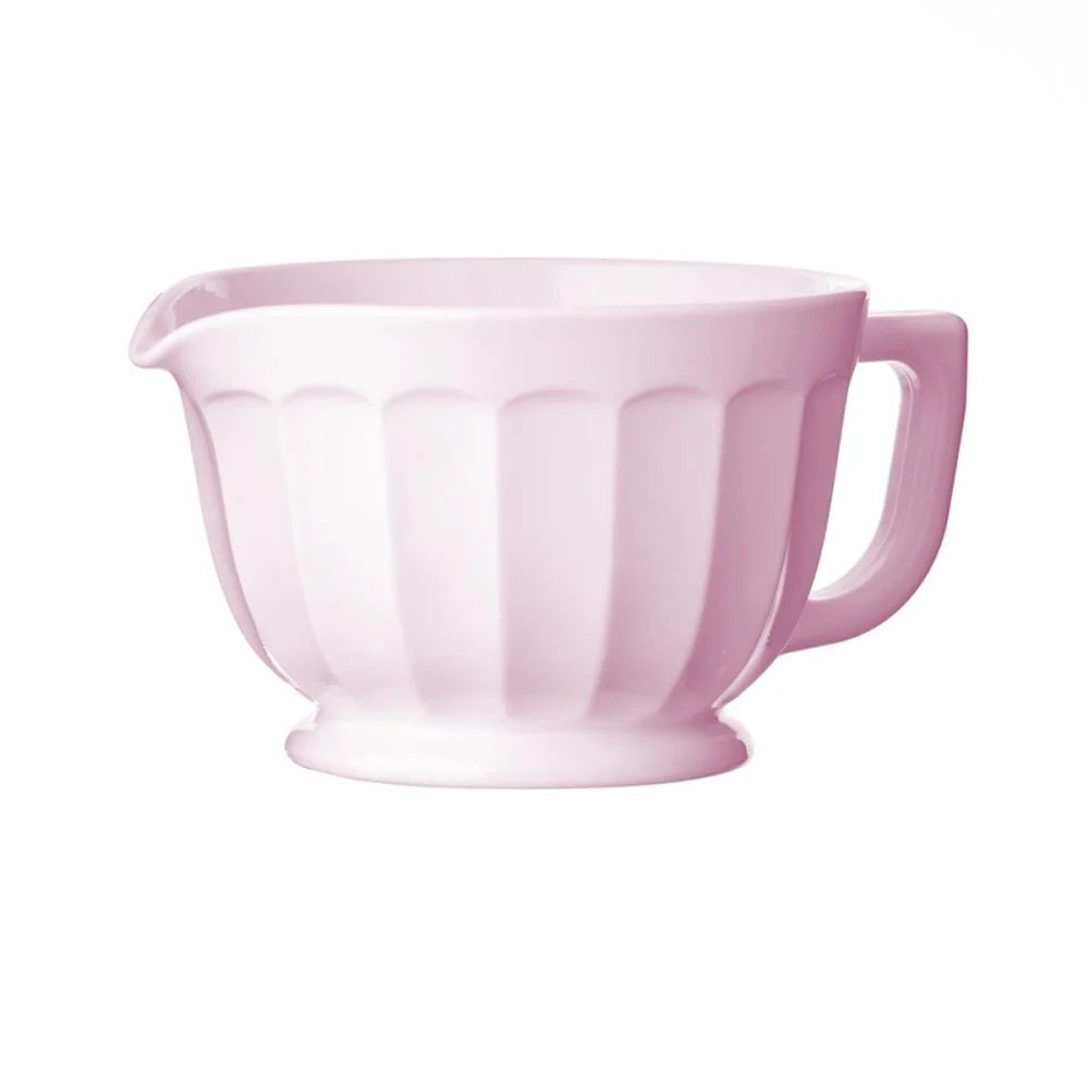 Pink Milk Glass Batter Bowl