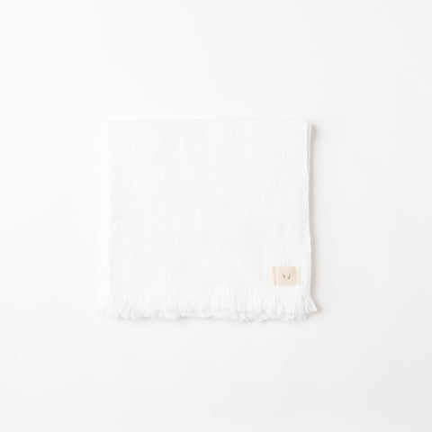 KD Weave Large Towel, White