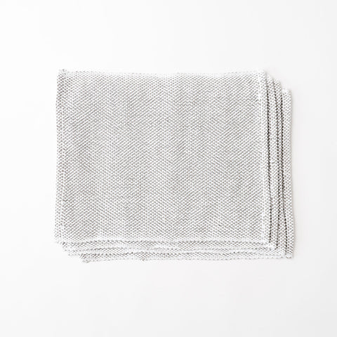 KD Weave Greige + White Placemat, Set of 4